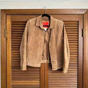 Vintage Isaac Mizrahi Suede Leather Jacket